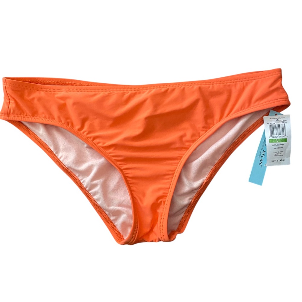 ANTONIO MELANI Orange Swimwear Bottom Size L